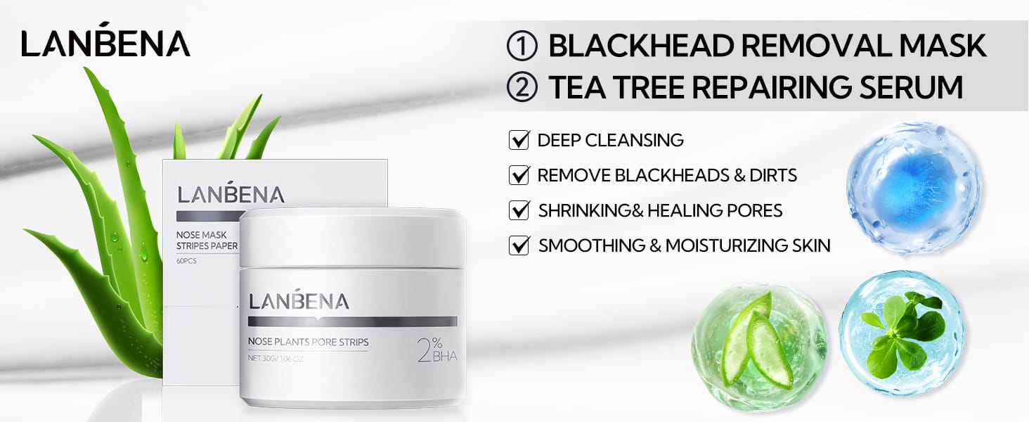 Lanbena Blackhead Remover Peel-Off Mask Kit