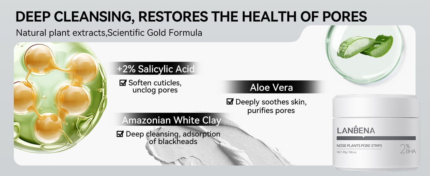 Lanbena Blackhead Remover Peel-Off Mask Kit